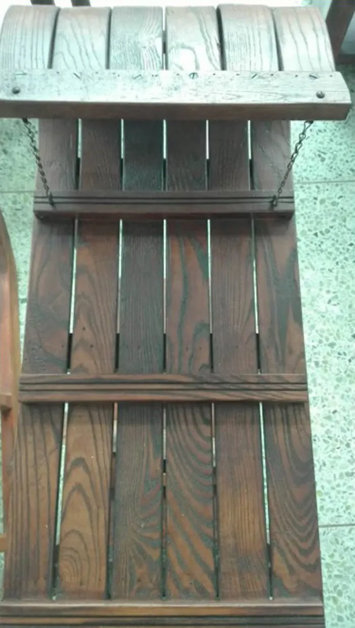 Antique Wood Toboggan